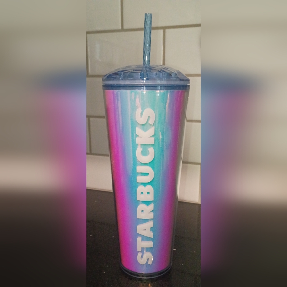 Starbucks Gradient Discontinued 24oz Tumbler With Straw 2023 Collection